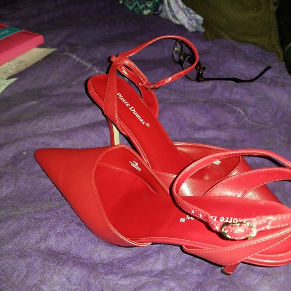 Red, Strap Heels. - Picture 4 of 4
